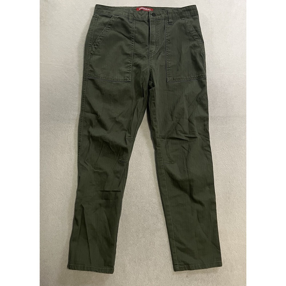 Unionbay Juniors Size 9 Green Workshop Peg Pants Utility Urban Streetwear Skater